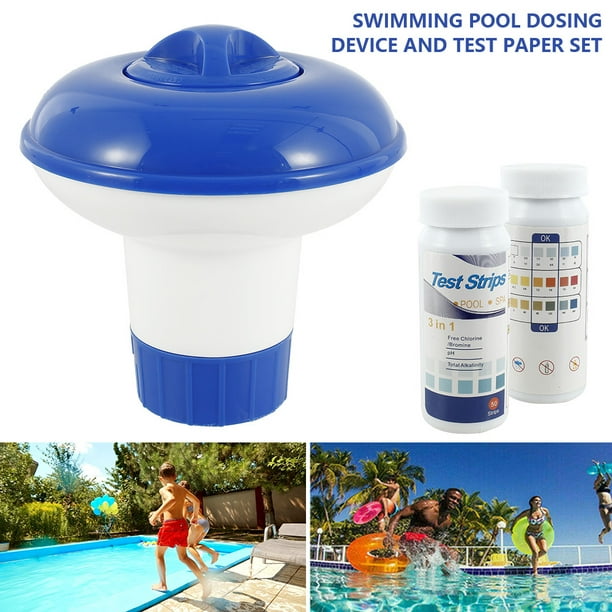 Pool PH Test Cleaner Cleaning Tablets Floating Chlorine Swim Pool Tub Dispenser Pool PH Test Cleaner Cleaning Tablets Floating Chlorine Swim Pool Tub Dispenser